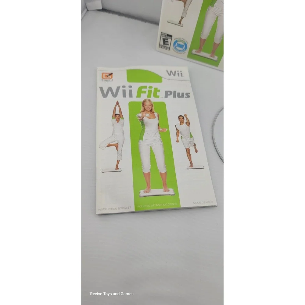 Wii Fit Plus (Nintendo Wii,‎ 2009) CIB Complete Tested and Working Great Condi.
